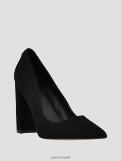 GUESS נשים עקבי עור abagail F8RV3425 הַנעָלָה שָׁחוֹר