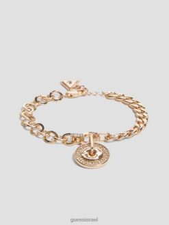 GUESS נשים צמיד דיסק לסלול F8RV3908 אבזר זהב