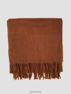 GUESS נשים צעיף שמיכת קלי F8RV3821 אבזר שוקולד