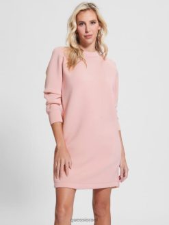 GUESS נשים שמלת eco allie F8RV746 לבוש ויברס סגול