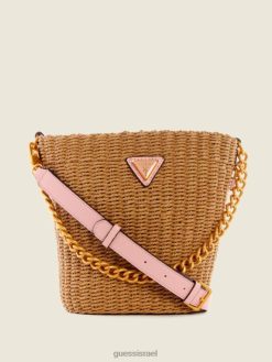GUESS נשים תיק דלי ליליקה F8RV3108 תיקים כתום בינוני