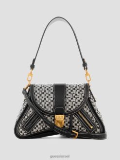 GUESS נשים תיק כתף מתקפל מבית belle vintage F8RV2846 תיקים לִפְרוֹחַ