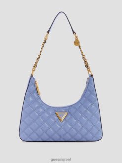 GUESS נשים תיק כתף עם רוכסן עליון F8RV3021 תיקים נבון