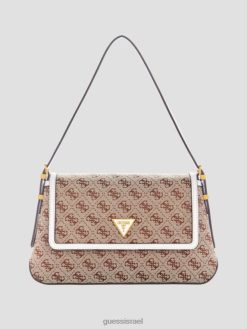 GUESS נשים תיק כתף desideria quattro g F8RV3033 תיקים כתום/כתום בהיר