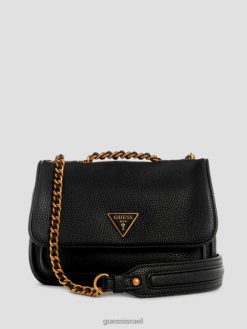 GUESS נשים תיק מיני להמרה של becci F8RV2795 תיקים הדפס פרחוני שחור