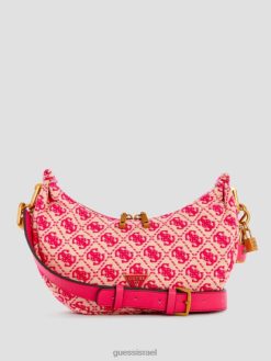 GUESS נשים תיק נווד מיני של שמרה F8RV3034 תיקים ורט/מליבו ליים