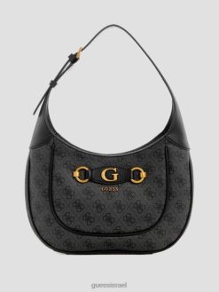 GUESS נשים תיק נווד של izzy quattro g F8RV3015 תיקים שטיפת עננים