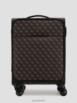 GUESS נשים תיק נסיעות לעגלה בקתה של vezzola F8RV3172 תיקים כחול ברוקד