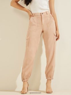 GUESS נשים eco bowie cargo chino F8RV2009 לבוש מולטי רום קל