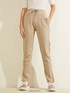 GUESS נשים eco britney מכנסיים אקטיביים חדשים F8RV2506 לבוש השפעה אפור