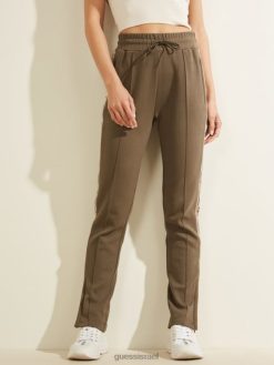 GUESS נשים eco britney מכנסיים אקטיביים חדשים F8RV2508 לבוש חום כללי