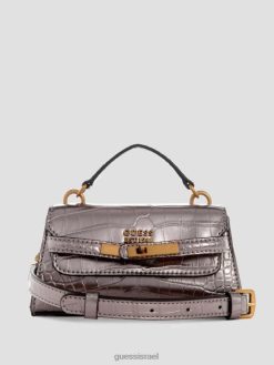 GUESS נשים enisa micro mini crossbody F8RV2888 תיקים נֶתֶך בְּדִיל וְעוֹפֶרֶת