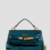 GUESS נשים enisa micro mini crossbody F8RV2921 תיקים ירוק