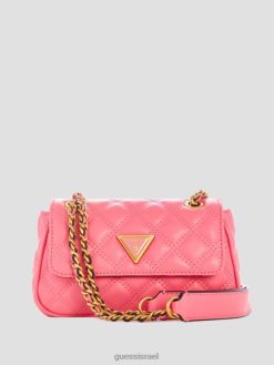 GUESS נשים giully mini crossbody עם גג נפתח F8RV2943 תיקים אבטיח