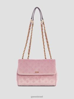 GUESS נשים inia velvet crossbody להמרה F8RV2901 תיקים ורד ורוד