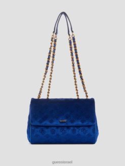 GUESS נשים inia velvet crossbody להמרה F8RV2935 תיקים חיל הים