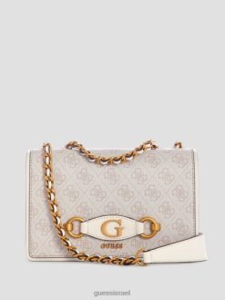 GUESS נשים izzy quattro g crossbody להמרה F8RV3060 תיקים לוגו של יונה