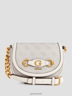GUESS נשים izzy quattro g mini crossbody F8RV2793 תיקים לוגו של יונה