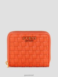 GUESS נשים lisbet ארנק קטן עם רוכסן F8RV3141 תיקים פָּרָג