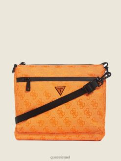 GUESS נשים vezzola ניילון crossbody F8RV3247 תיקים תפוז